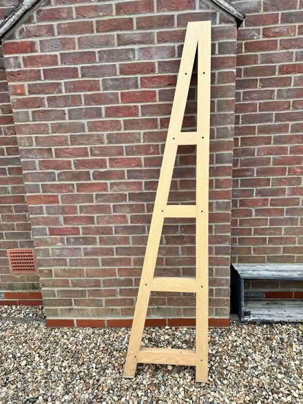 Photo of free Oak effect corner shelf unit (Colchester CO4) #1