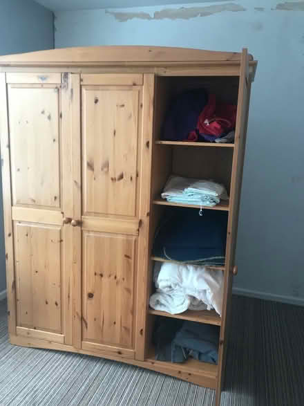 Photo of free Large Pine Wardrobe (Wingerworth S42) #1