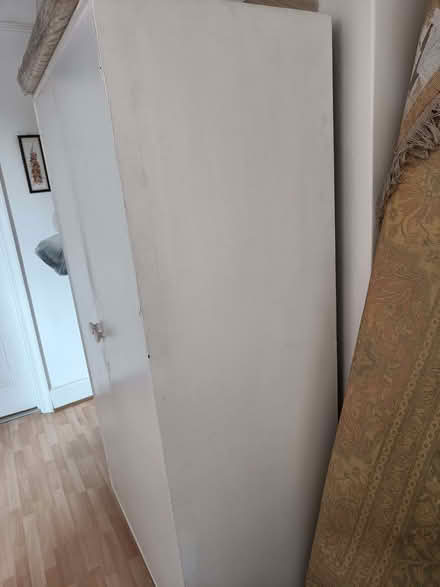 Photo of free White wooden wardrobe cupboard (Bayswater W2) #2