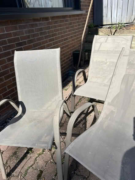 Photo of free 3 Outdoor Chairs (Nepean, Centrepointe) #1