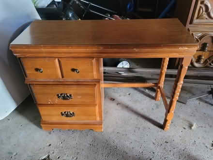 Photo of free Wooden desk (Belleville) #1