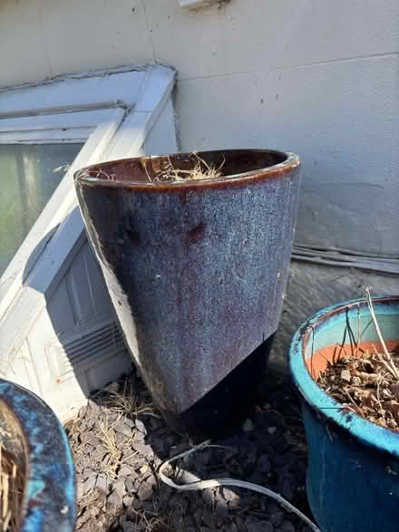 Photo of free 5 BLUE/ TURQUOISE PLANT POTS - various sizes (Cheltenham GL52) #4