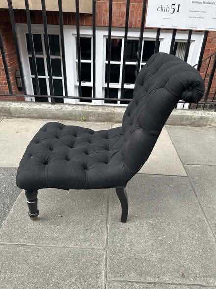 Photo of free Black Occasional Chair (N4) #3