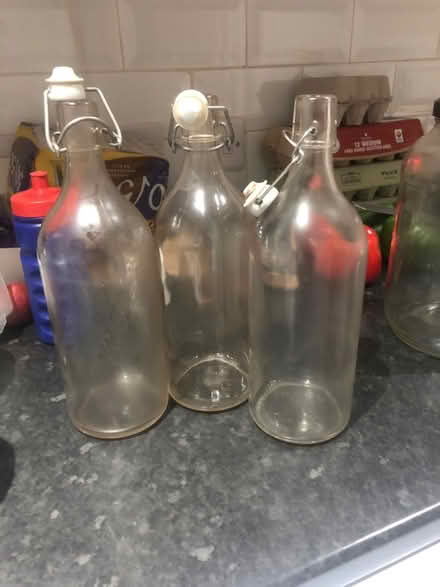 Photo of free 3 glass bottles (Glasgow G51) #1