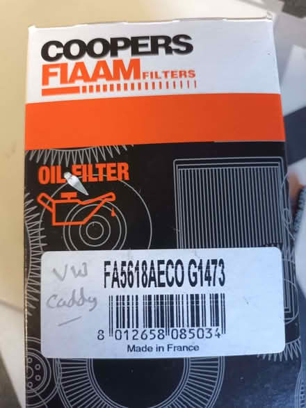 Photo of free VW Caddy Oil Filter (Brickhill MK41) #2