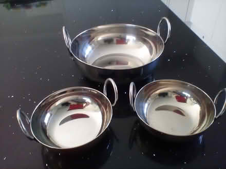 Photo of free Stainless steel dishes (Castle Eaton, SN6) #1