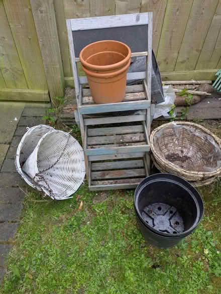 Photo of free Garden handing baskets and shelves (Whickham) #2