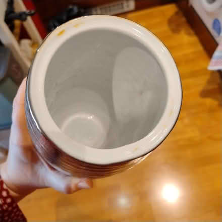 Photo of free Ceramic loo brush holder, metallic (S11 Brincliffe) #2