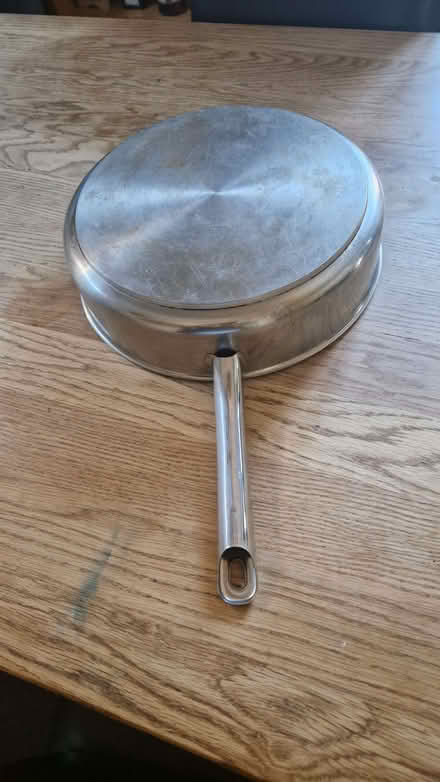Photo of free Huge stainless steel frying pan. (Stone Cross BN23) #3