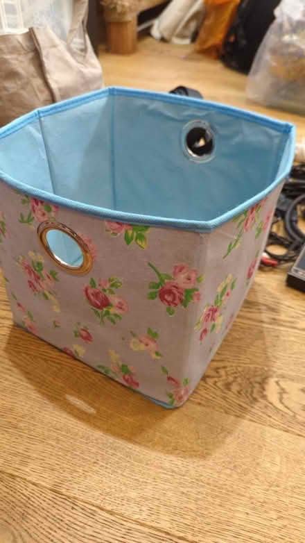 Photo of free Cath kidston-esque foldable storage (norbiton KT2) #1