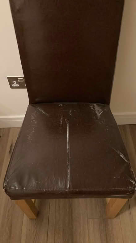 Photo of free Brown high backed chair (Normandy nr Guildford GU3) #2