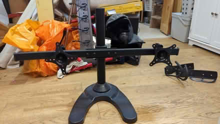 Photo of free Adjustable dual monitor stand (norbiton KT2) #1