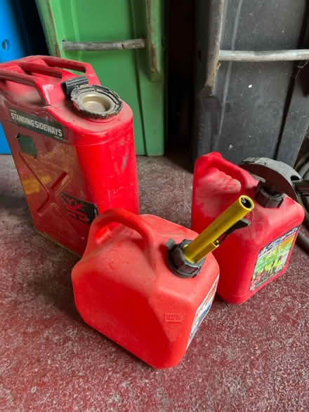 Photo of free Gasoline containers (Portola District, SF) #1