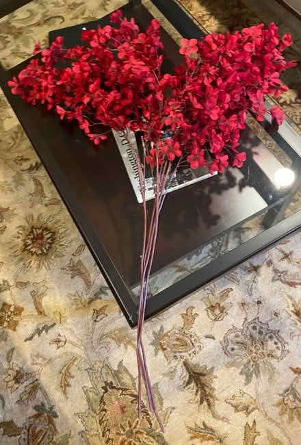 Photo of free 4pcs Artificial Red Flowers (Potomac) #1