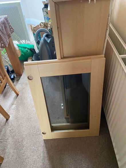 Photo of free Wall-hung kitchen cabinet with glass doors (Roseburn EH12) #1
