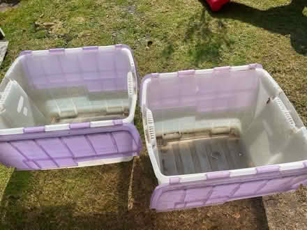 Photo of free Plastic storage boxes (Fareham PO14) #2