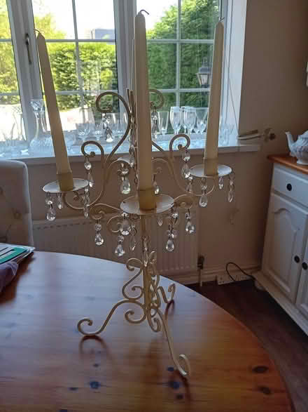Photo of free Candelabra with candles (Hemingfield Barnsley S73) #1