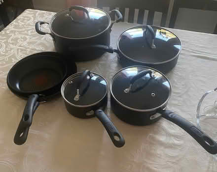 Photo of free T-fal non stick cookware set (Northwest Livonia) #1