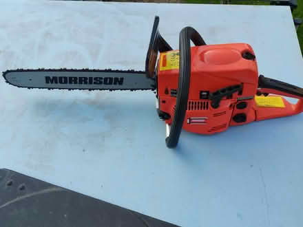 Photo of free Morrison petrol-powered chainsawaw. (Knighton LE2) #3