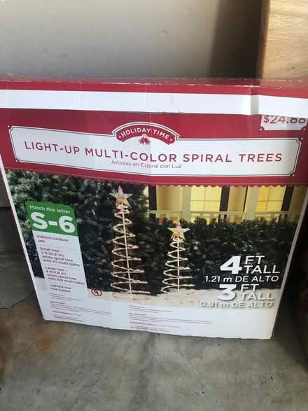Photo of free Spiral Christmas Trees (Severn, MD) #1