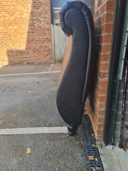 Photo of free Super King Size Leather Bed (Manningham BD9) #1