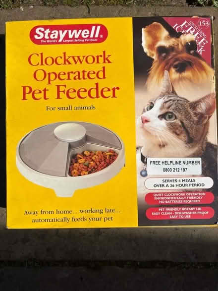 Photo of free Clockwork pet feeder (Burscough L40) #1