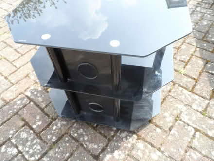 Photo of free Glass TV table (Benson OX10) #2