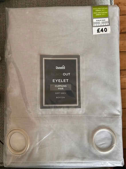 Photo of free 228cm x 228xm Grey Curtains (Heysham LA3) #2