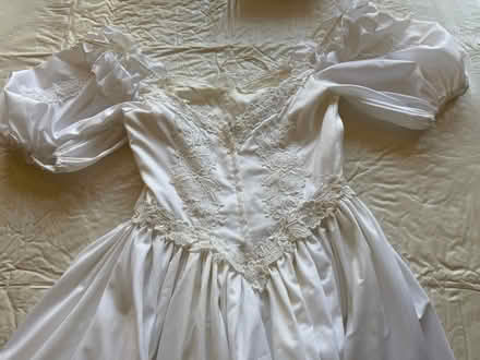 Photo of free Vintage 1984 wedding dress material (Fairview street) #1