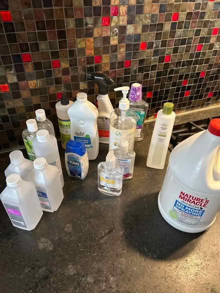Photo of free Many cleaning & hygiene supplies (Greenwood) #1