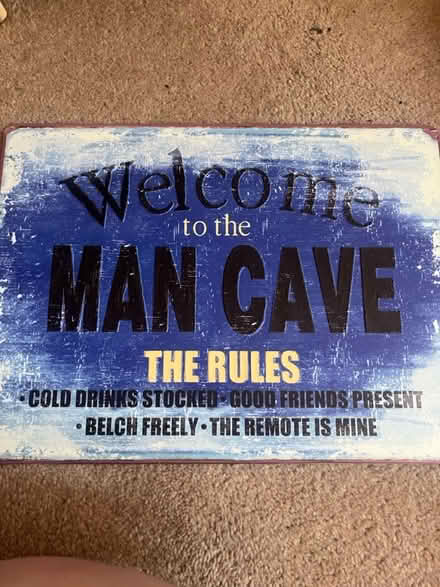 Photo of free Man cave sign (RG1) #1