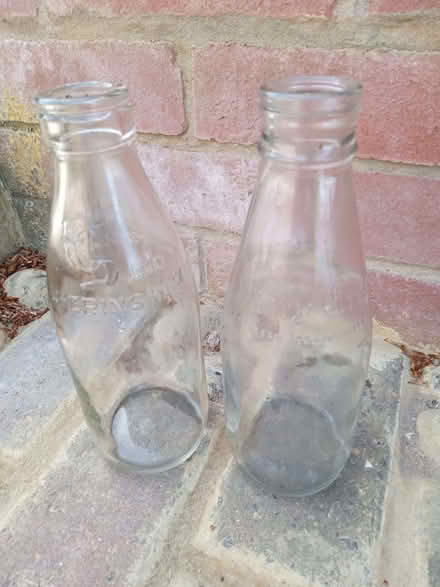 Photo of free Two milk bottles (Field Dalling NR25) #1