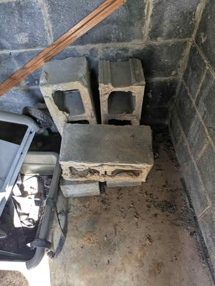 Photo of free 5 cinder blocks (Columbia Heights) #1