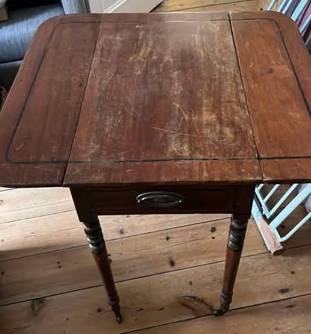 Photo of free Old fold out table (Harding Street, Tenby) #3