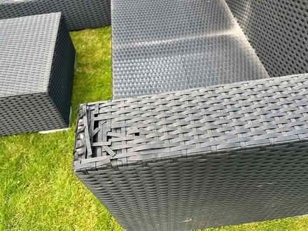 Photo of free Damaged Garden sofa & cushion set (Langstone PO9) #2