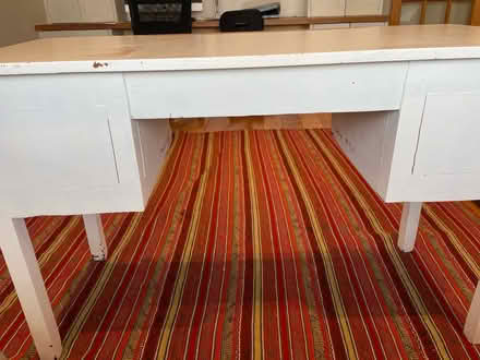 Photo of free Wood/ white pine desk (Esher KT10) #2