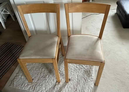Photo of free 2 wooden chairs (Binfield RG42) #1