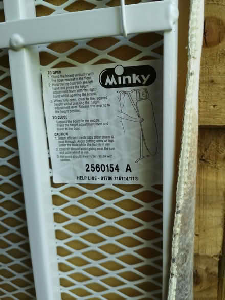 Photo of free Minke Ironing Board (Barbourne WR1) #3
