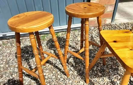 Photo of free Pine kitchen stools (Edgiock B96) #1
