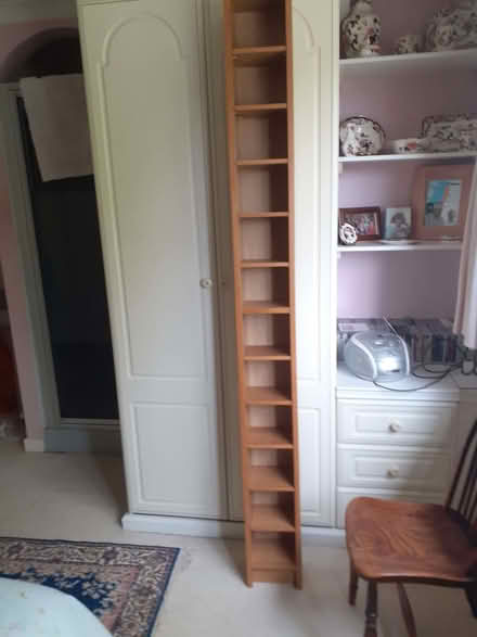 Photo of free Tall shelf unit for CDs. (Dean Row SK9) #1