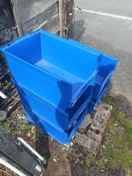 Photo of free 5x stackable plastic boxes (M14) #2