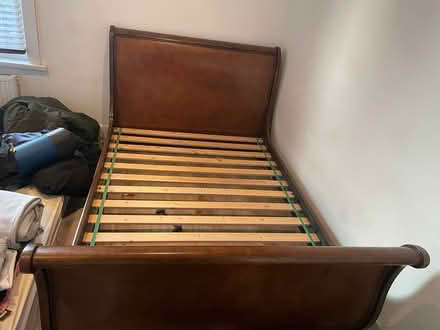 Photo of free Double bed. Solid wood (Catford SE6) #1