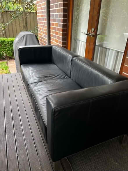 Photo of free Black Leather Lounge (Inner West) #1