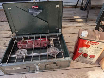 Photo of free Two Coleman camp stoves + fuel (Little Italy) #1