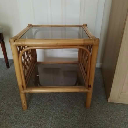 Photo of free bamboo side table (YO10 Hull Road area) #1