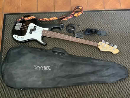 Photo of free Bass guitar (Nunnery Wood WR5) #1