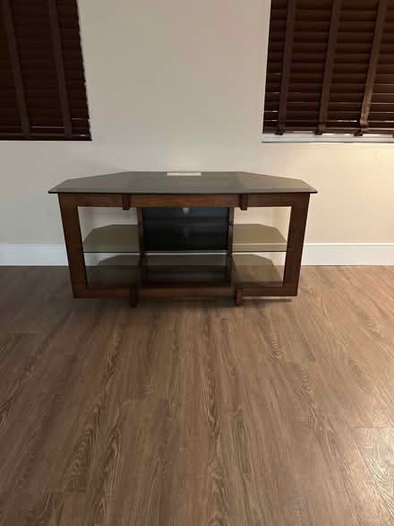 Photo of free Smoked Glass TV Stand (North Fontana) #1