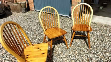 Photo of free Pine kitchen chairs (Edgiock B96) #1