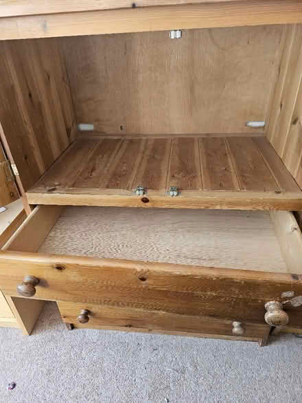 Photo of free Wooden Cabinet with Drawers (Debenham IP14) #3
