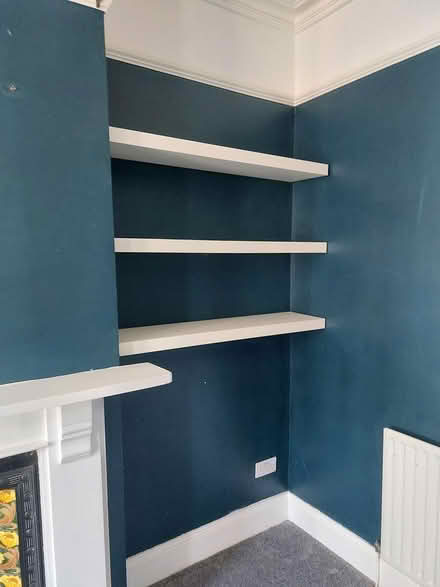 Photo of free 4 white floating shelves (Southsea) #1